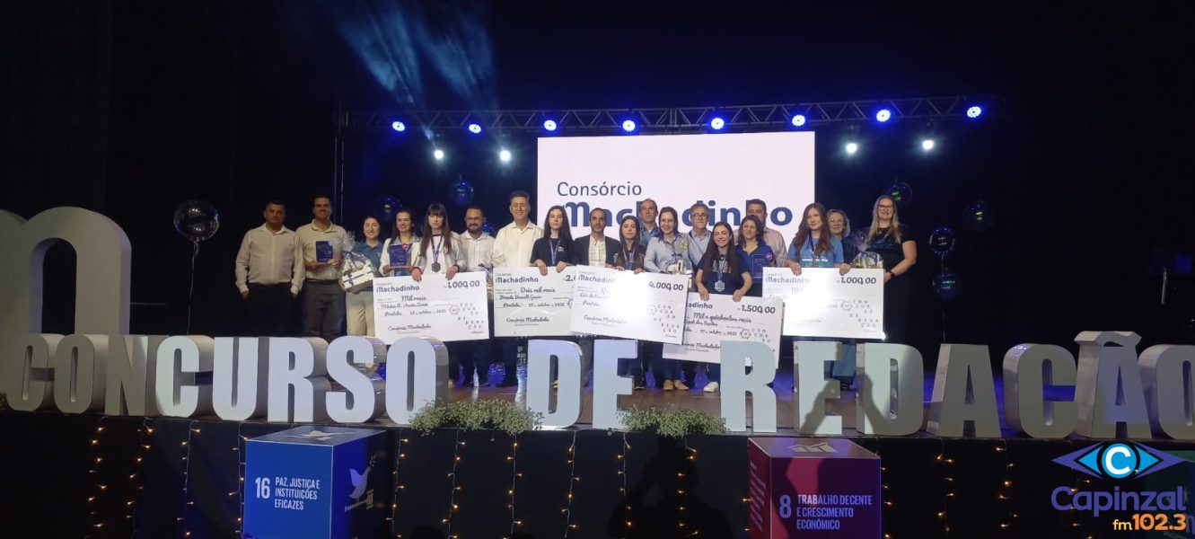 Estudantes da Escola Viver e Conhecer conquistam o 1º e o 3º lugares no 19º Concurso de Redação do Consórcio Machadinho