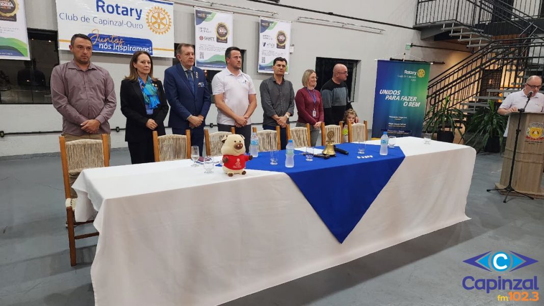 Rotary Club de Capinzal e Ouro recebe visita oficial do Governador do Distrito 4740