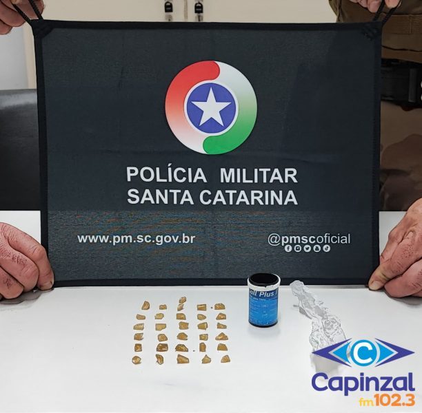 Homem é detido por tráfico de drogas em Herval d'Oeste