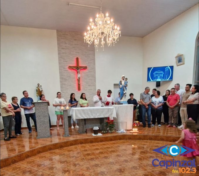 Comunidade vive momento de fé na terceira noite do Tríduo em honra a Nossa Senhora da Saúde