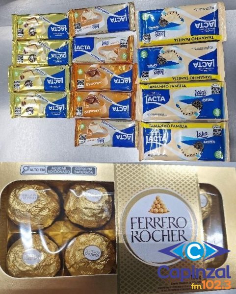 Jovem é presa após furtar mais de dez barras de chocolate em Campos Novos