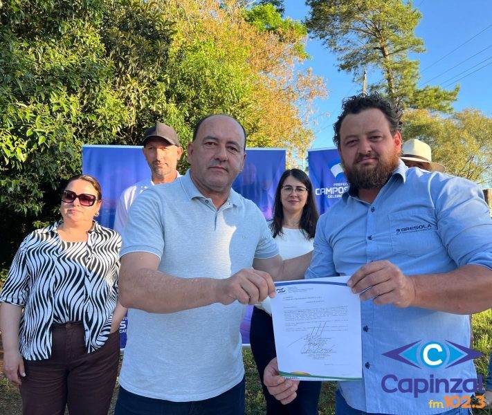 Prefeitura de Campos Novos autoriza asfaltamento do acesso à Comunidade do Caxambu