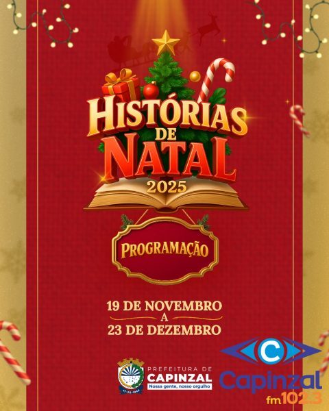 Capinzal lança programação do “Histórias de Natal 2025” com desfiles, shows e atrações culturais em todo o município