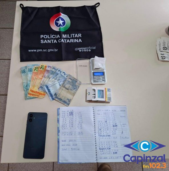 Homem é preso por tráfico de drogas em Erval Velho