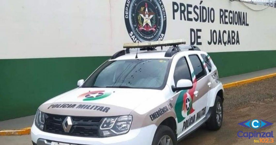 PM recupera objetos furtados e prende homem com mandado ativo em Joaçaba