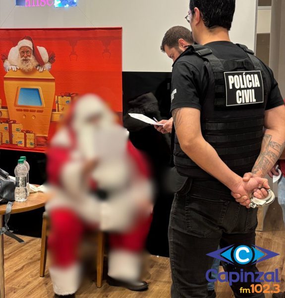 Idoso que trabalhava como Papai Noel é preso em Lages por estupro de vulnerável
