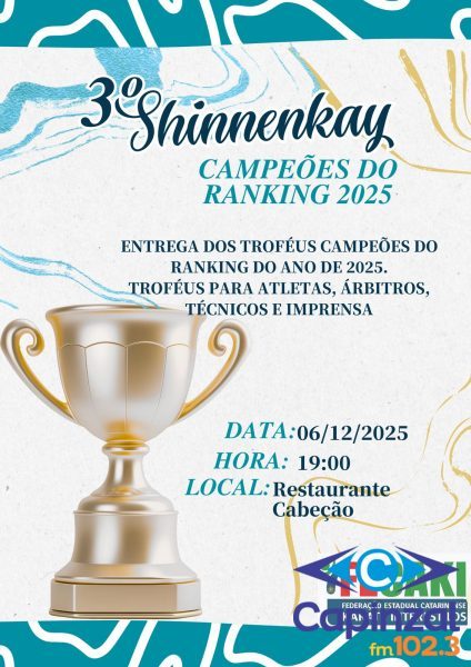 3º Shinnenkay reúne campeões de karatê do ranking 2025 e entrega cerca de 140 troféus em Capinzal