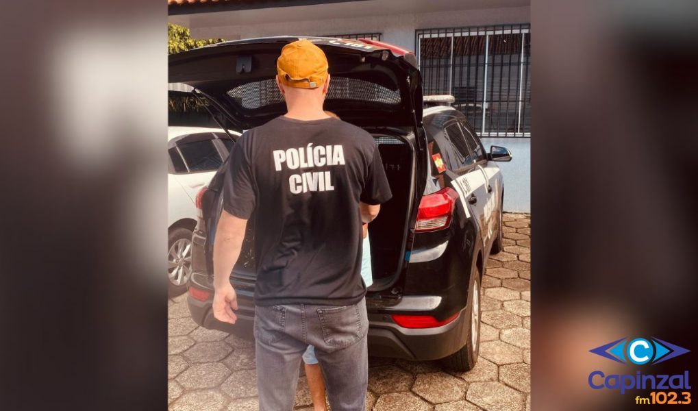 Homem é preso em Pinhalzinho após condenação definitiva por estupro de adolescente