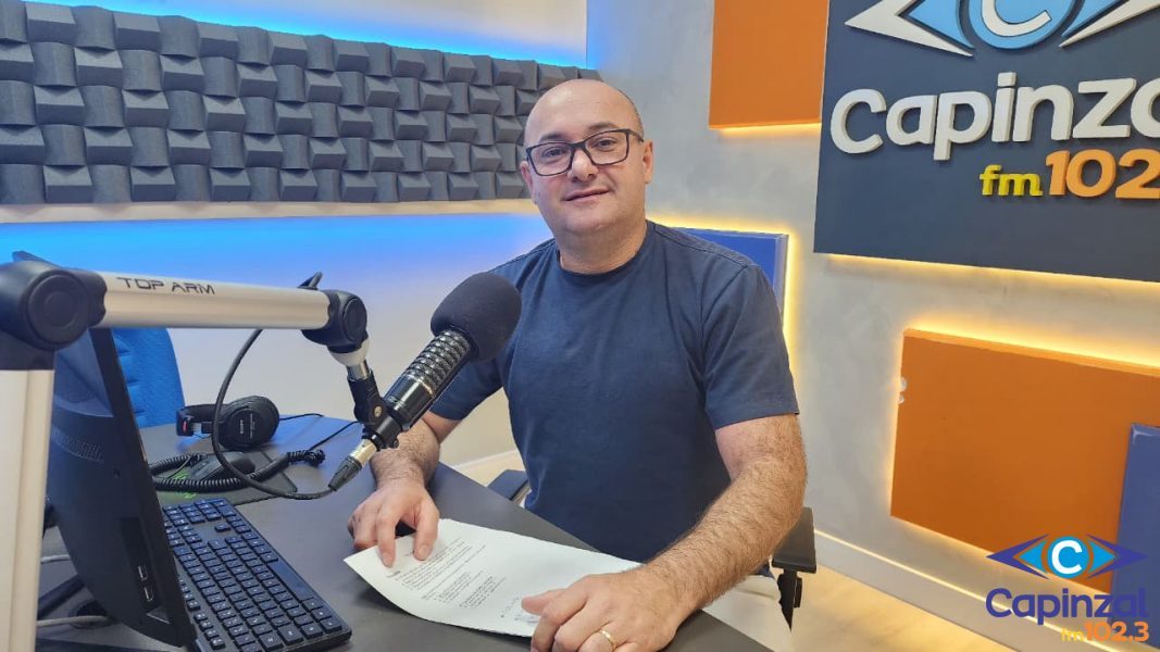 VÍDEO: Presidente da Câmara de Capinzal faz balanço das atividades do Legislativo em entrevista ao Jornal do Meio-Dia