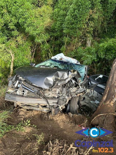 Colisão frontal na BR-470 em Curitibanos deixa cinco feridos, incluindo duas crianças