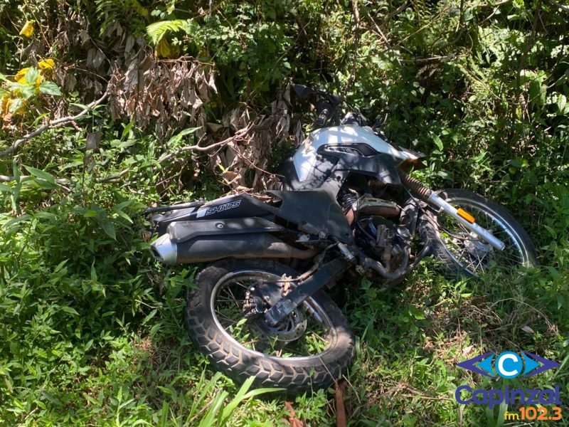 Motociclista fica gravemente ferido em colisão na SC-283