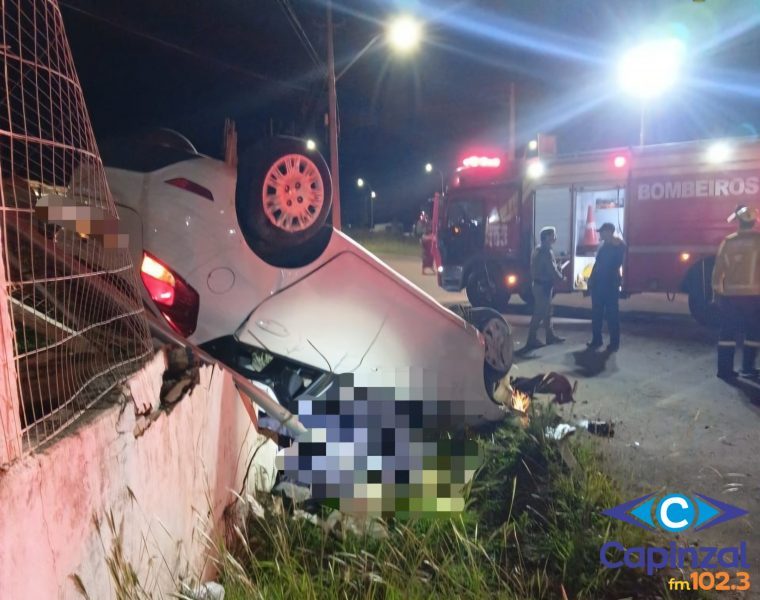 Mulher morre em grave acidente na BR-470, em Curitibanos