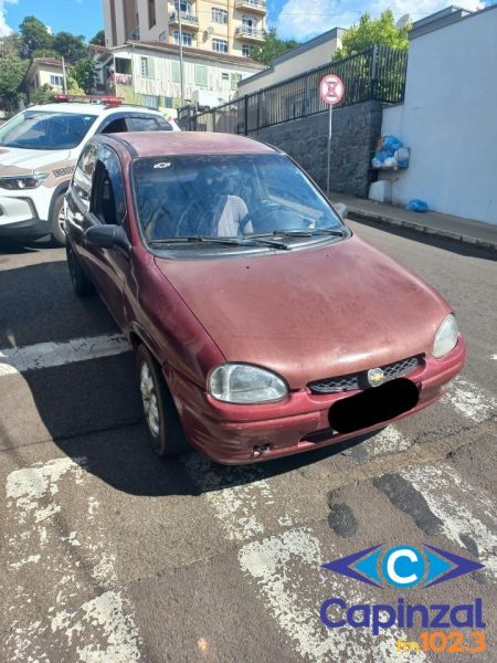 Homem é detido após furtar veículo em Herval d’Oeste