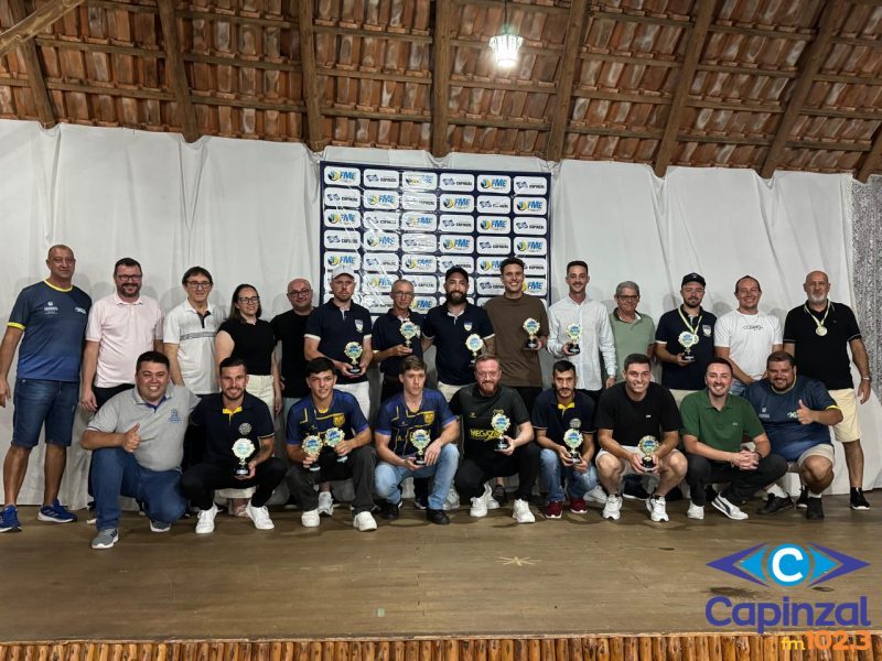 FME realiza solenidade e celebra os melhores da Copa Capinzal de Futebol