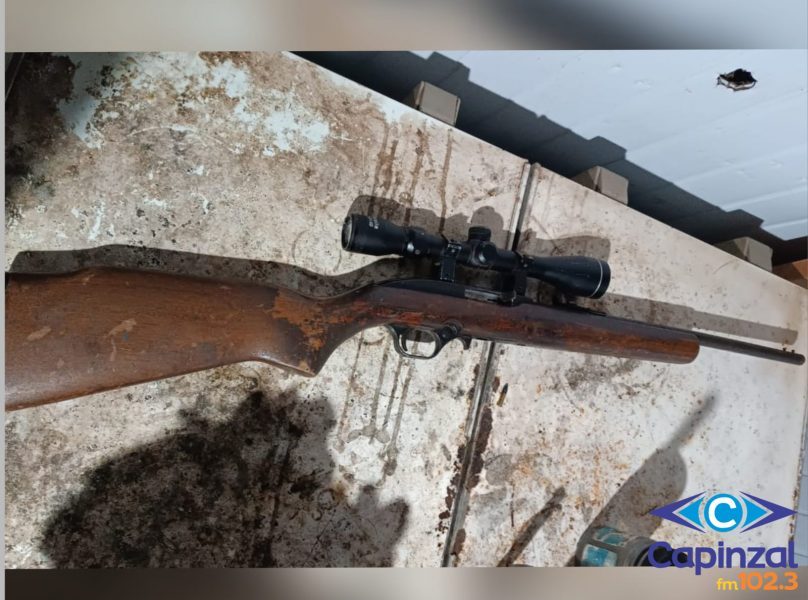 Homem é preso por violência doméstica e posse irregular de arma de fogo na Barra do Leão, em Campos Novos