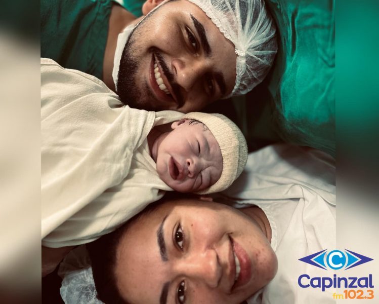 Primeiro bebê nascido em Capinzal no ano de 2026 é um menino