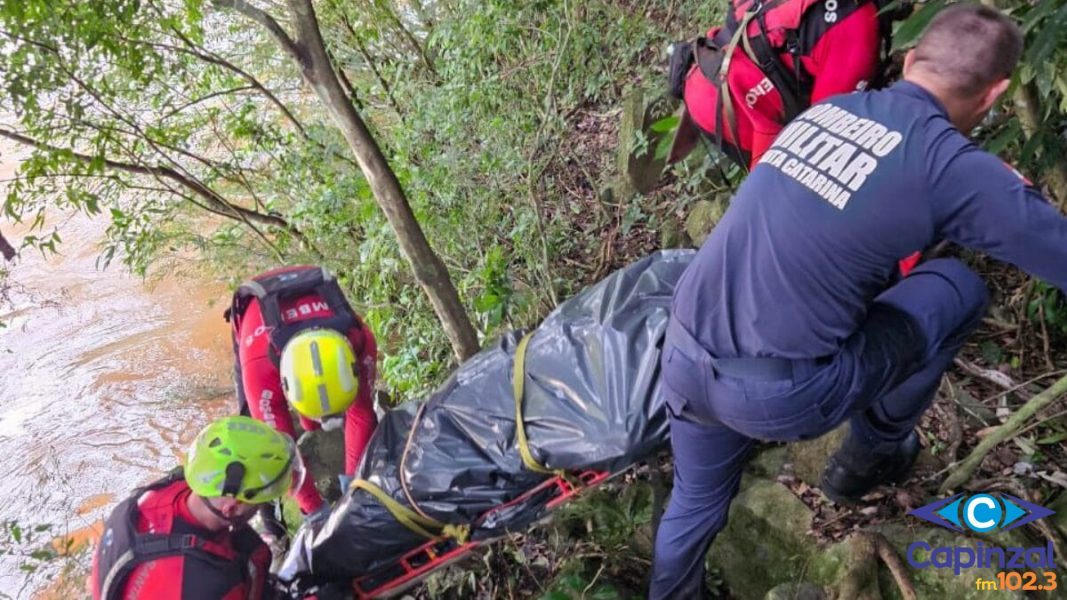 Corpo de mulher é encontrado em rio no interior de Xanxerê; filha segue desaparecida