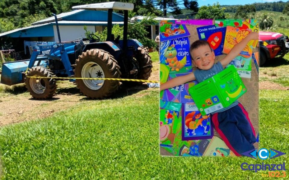 Corpo de menino que morreu após queda de trator é sepultado no Meio-Oeste