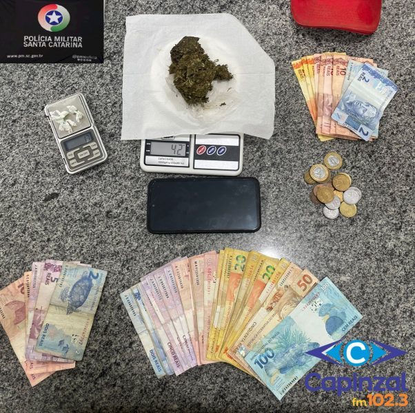 Homem é preso em flagrante por tráfico de drogas em Campos Novos