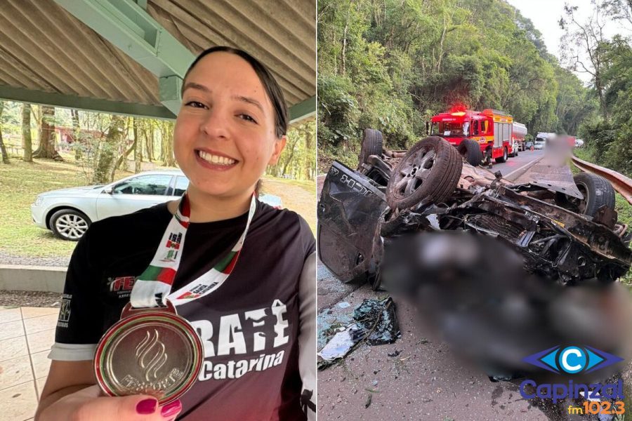 Vídeo gravado dentro do veículo é peça-chave na investigação sobre morte de Sarah Held entre Joaçaba e Lacerdópolis