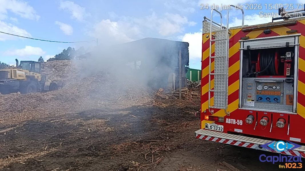 Bombeiros controlam princípio de incêndio em caldeira na região
