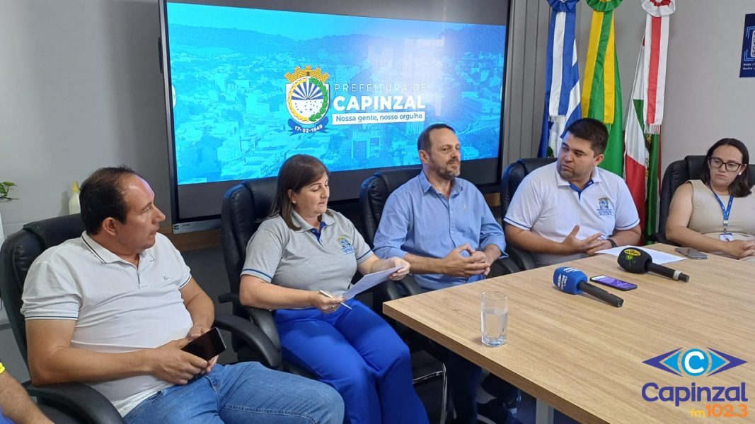 Prefeitura de Capinzal lança a programação do aniversário de 77 anos