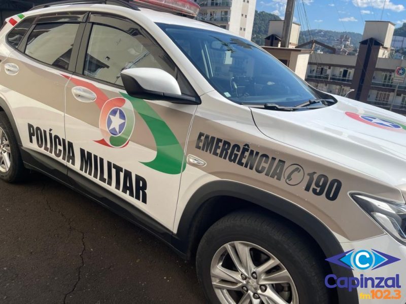 Polícia Militar atende ocorrência de ameaça no interior de Campos Novos