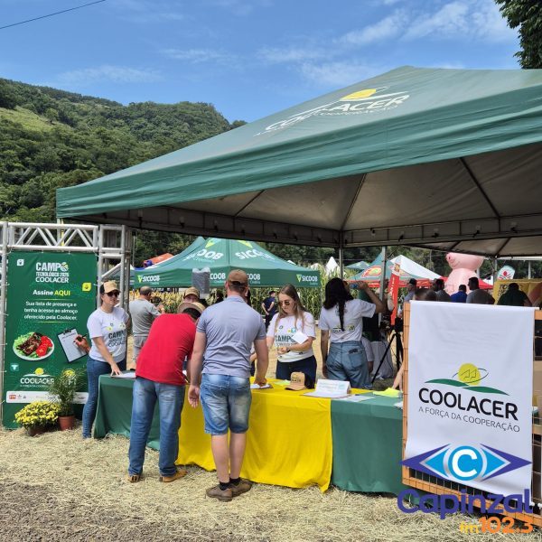 Campo Tecnológico Coolacer 2026 inicia hoje em Lacerdópolis