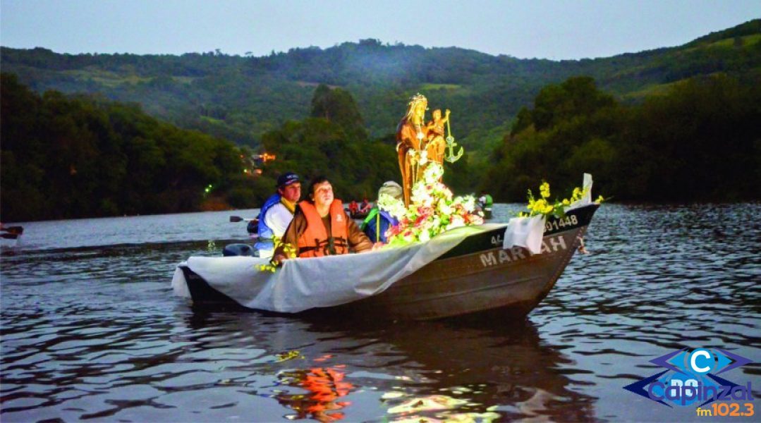 Procissão fluvial de Nossa Senhora dos Navegantes é confirmada em Ouro, apesar do baixo nível do Rio do Peixe