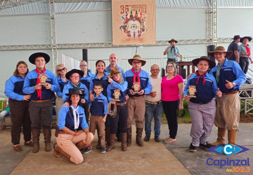 Laço Inclusão representa Capinzal no 36º Rodeio Internacional de Vacaria