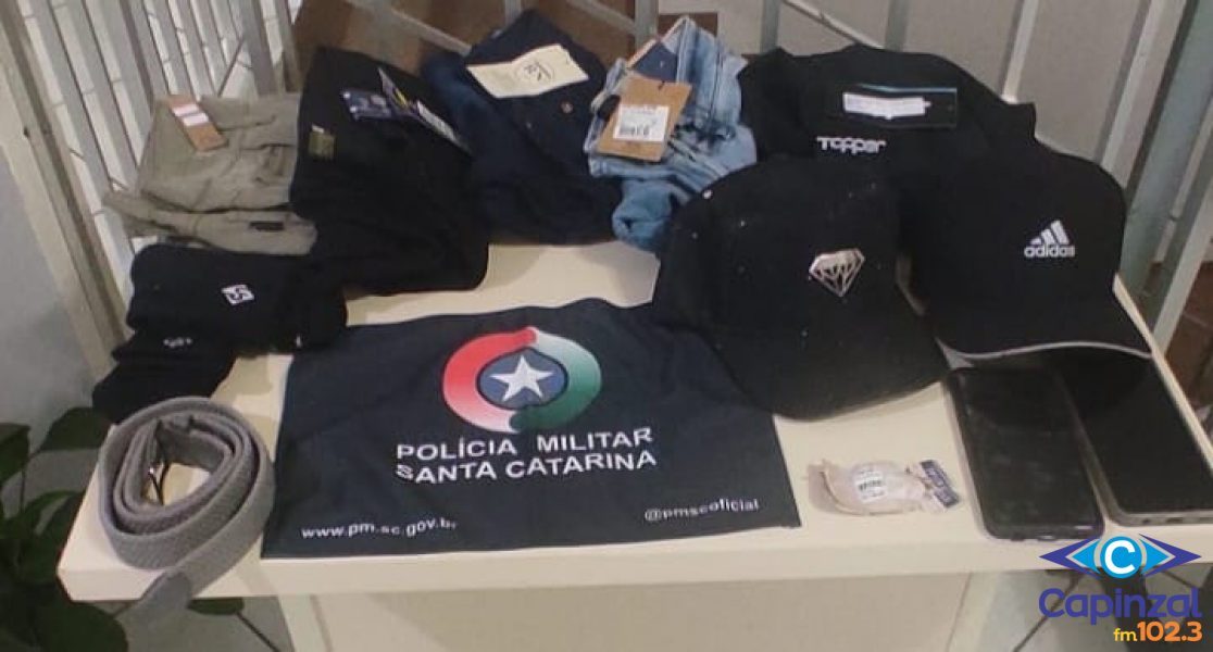 Dois homens são presos por furtos em comércio de Videira