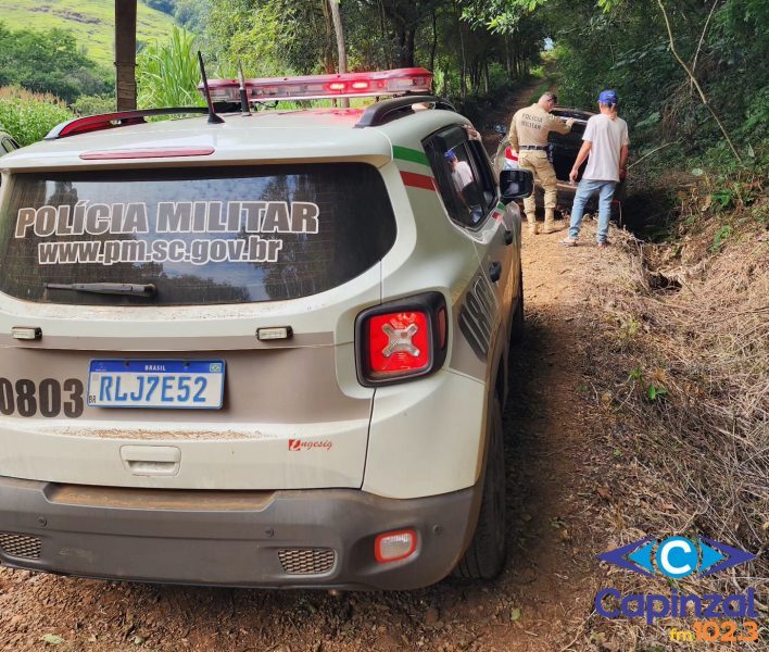 PM atualiza ocorrência de tentativa de assalto com agressão no interior de Capinzal