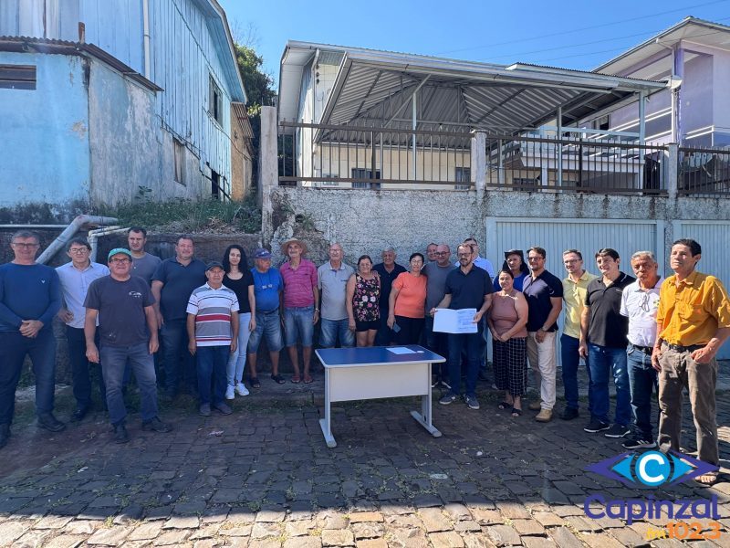 VÍDEO: Prefeitura de Capinzal assina ordem de serviço para pavimentação da Rua Célio Rocha