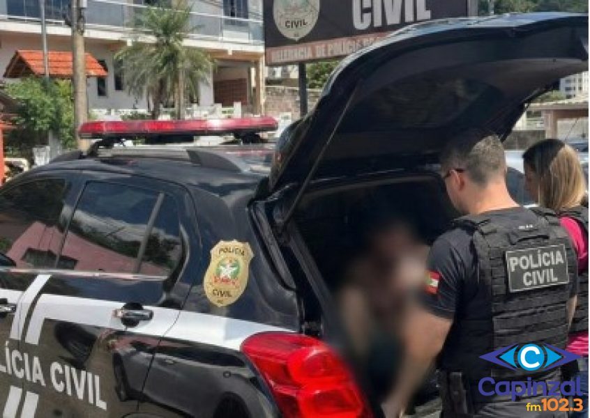 Polícia Civil prende homem condenado a 12 anos por estupro de vulnerável em Herval d’Oeste