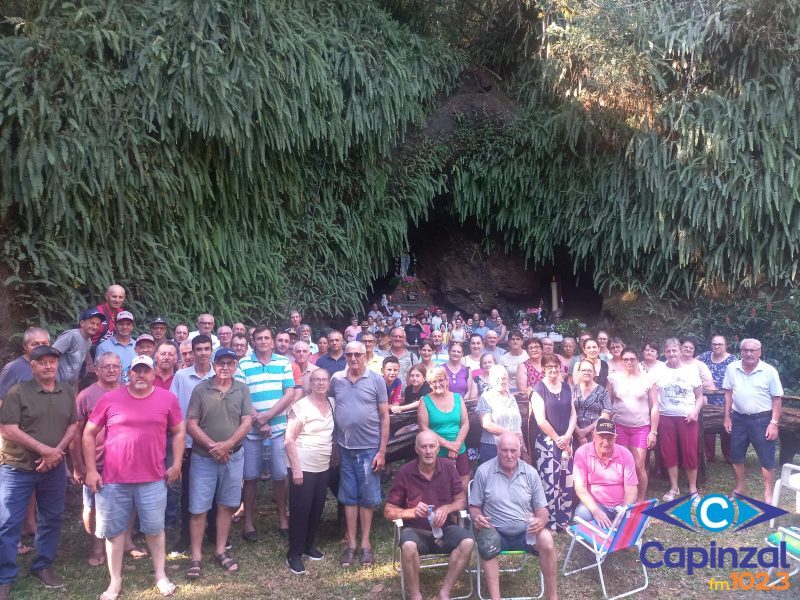 Celebração em honra a Nossa Senhora de Lurdes reúne dezenas de fiéis na gruta de Linha Sul (Ouro)