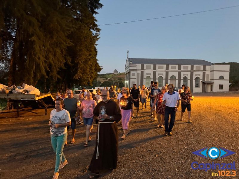 Barra do Leão encerra novena com procissão e celebração em honra a Nossa Senhora de Lourdes