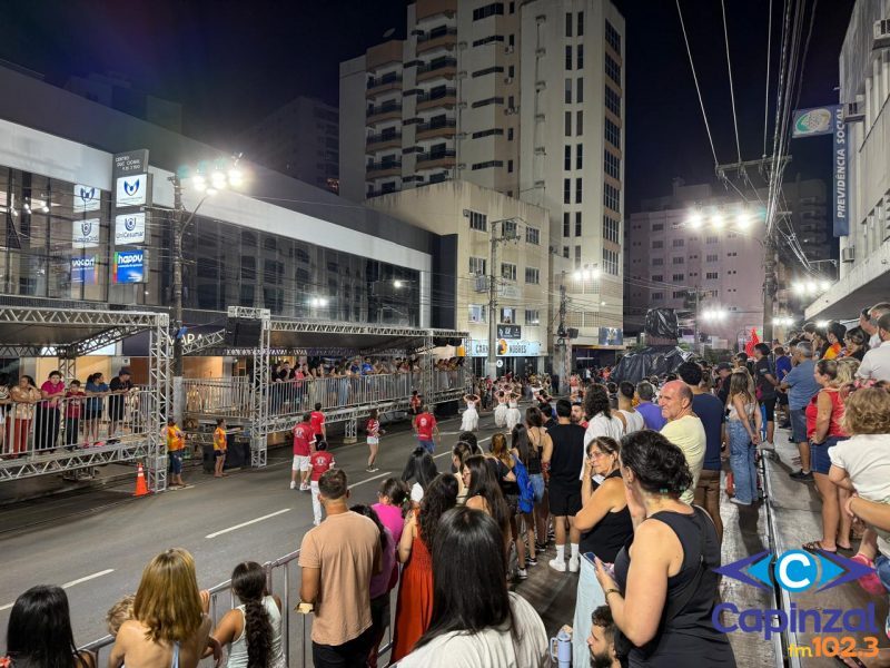 Ensaios técnicos movimentam Joaçaba e iniciam a contagem regressiva para o Carnaval 2026