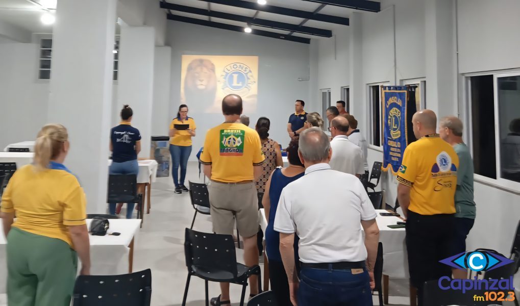 Lions Clube de Capinzal e Ouro realiza prestação de contas e ações sociais em reunião