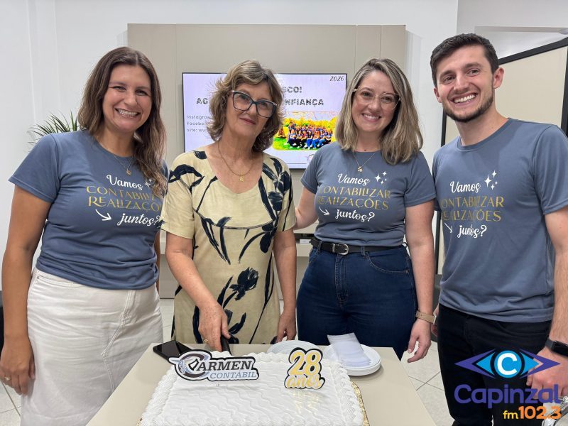 Carmen Contábil celebra 28 anos com encontros sobre relações de trabalho e desafios para 2026