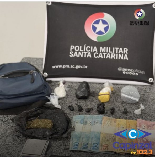 Operação Choque de Ordem prende suspeito por tráfico de drogas em Campos Novos