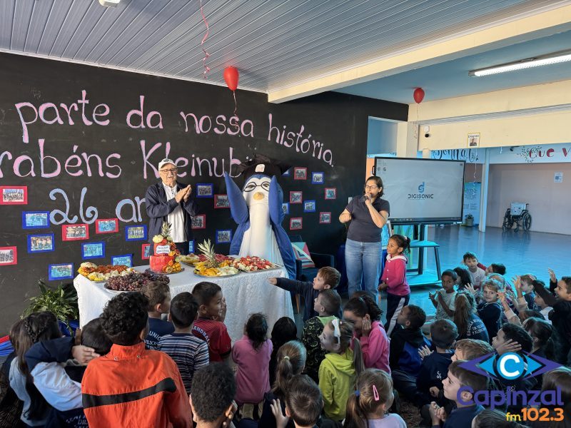 Escola Municipal Dr. Vilson Pedro Kleinubing celebra 26 anos de história e crescimento no Loteamento Parizotto