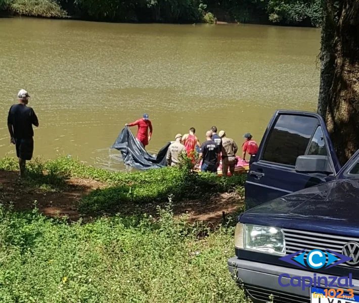 Corpo em decomposição é encontrado no Rio do Peixe em Luzerna