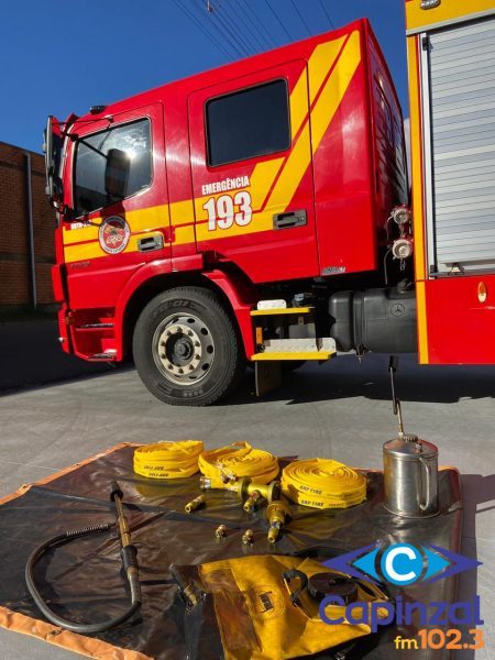 CBMSC em Capinzal recebe tecnologia canadense para o combate a incêndios florestais