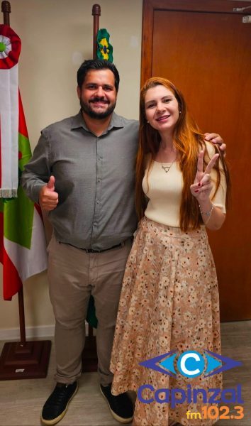 Deputada Ana Campagnolo protocola na ALESC projeto idealizado pelo vereador Kaue Oliveira