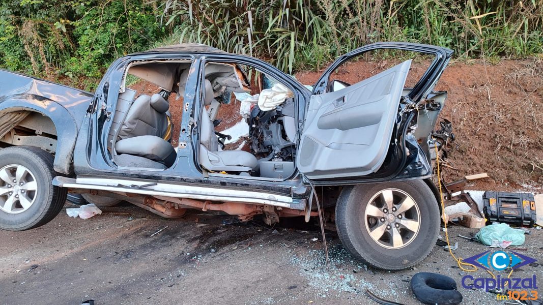 Grave acidente no Oeste de SC deixa três mortos e quatro feridos na BR-282