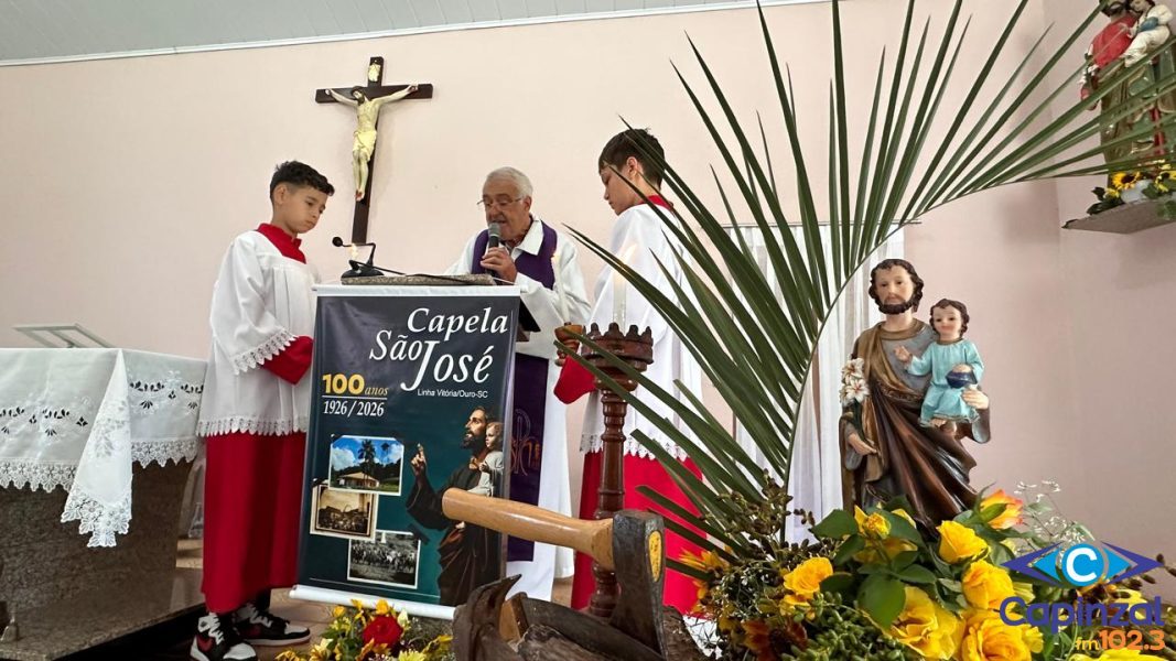 Linha Vitória celebra centenário da Capela São José com resgate histórico e homenagem aos pioneiros