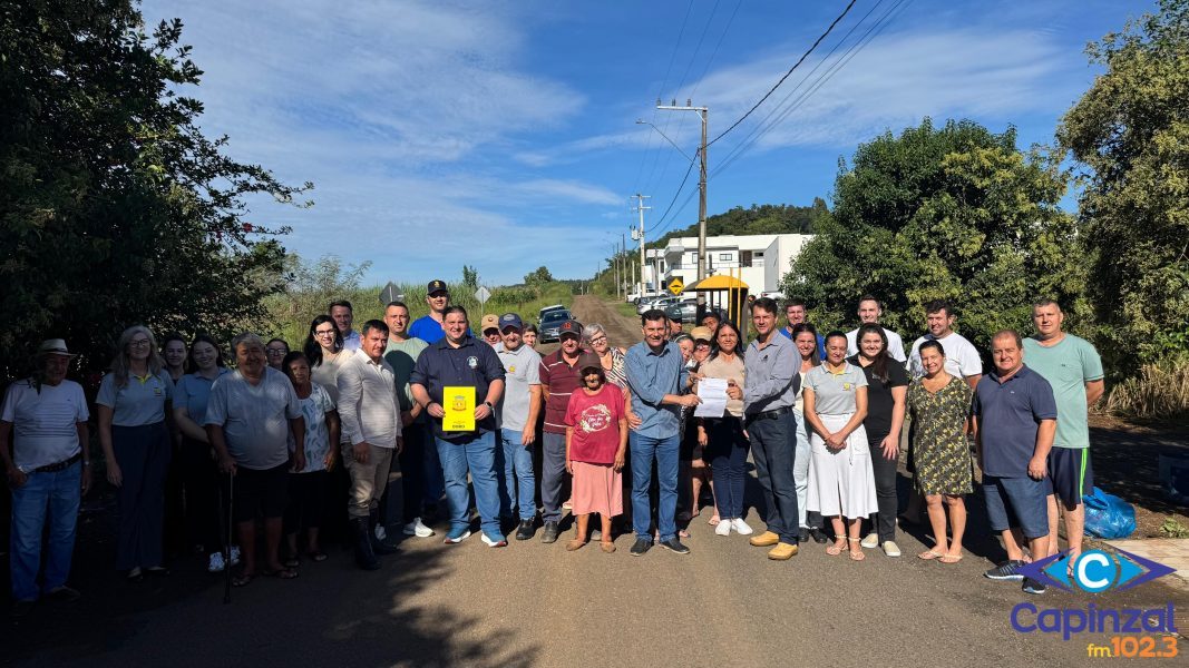 Ouro autoriza obra de pavimentação no Acesso entre os bairros Alvorada e Navegantes