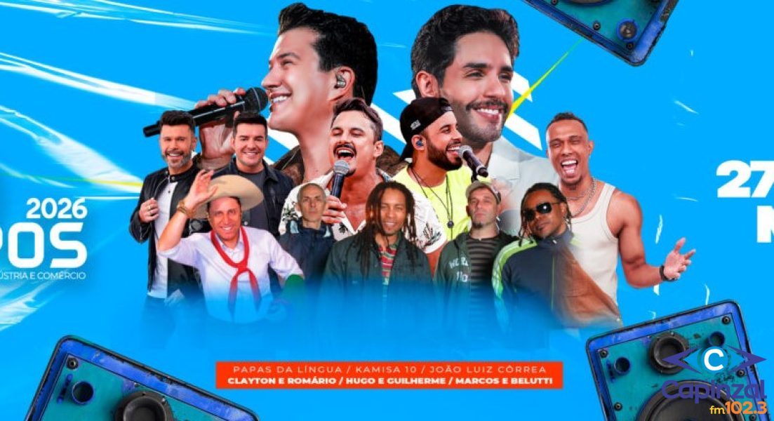 ExpoCampos começa nesta sexta-feira com shows nacionais e programação para toda a família