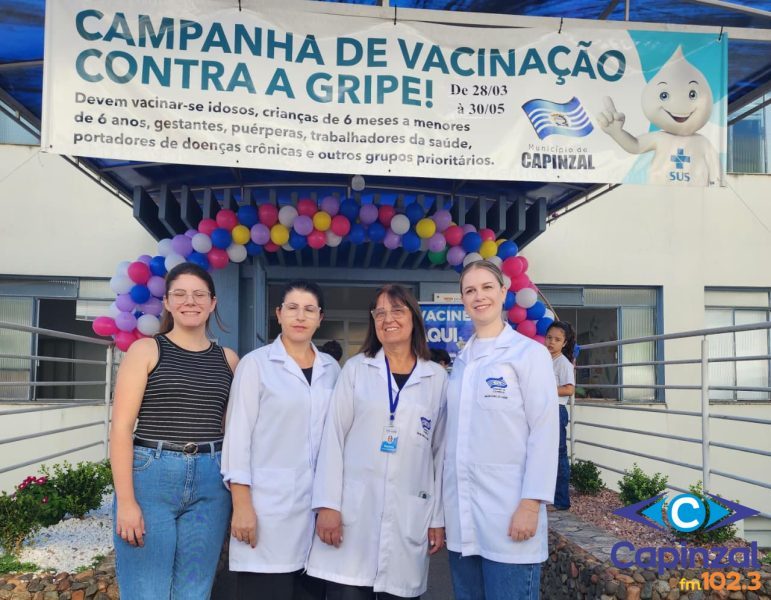 Capinzal realiza neste sábado o Dia D da campanha de vacinação contra a gripe
