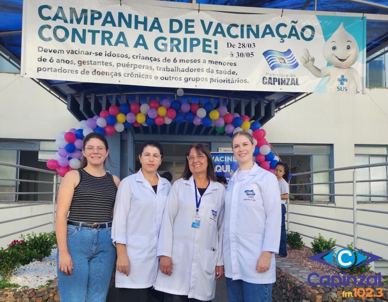 Dia D de vacinação contra a gripe aplica quase 200 doses em Capinzal
